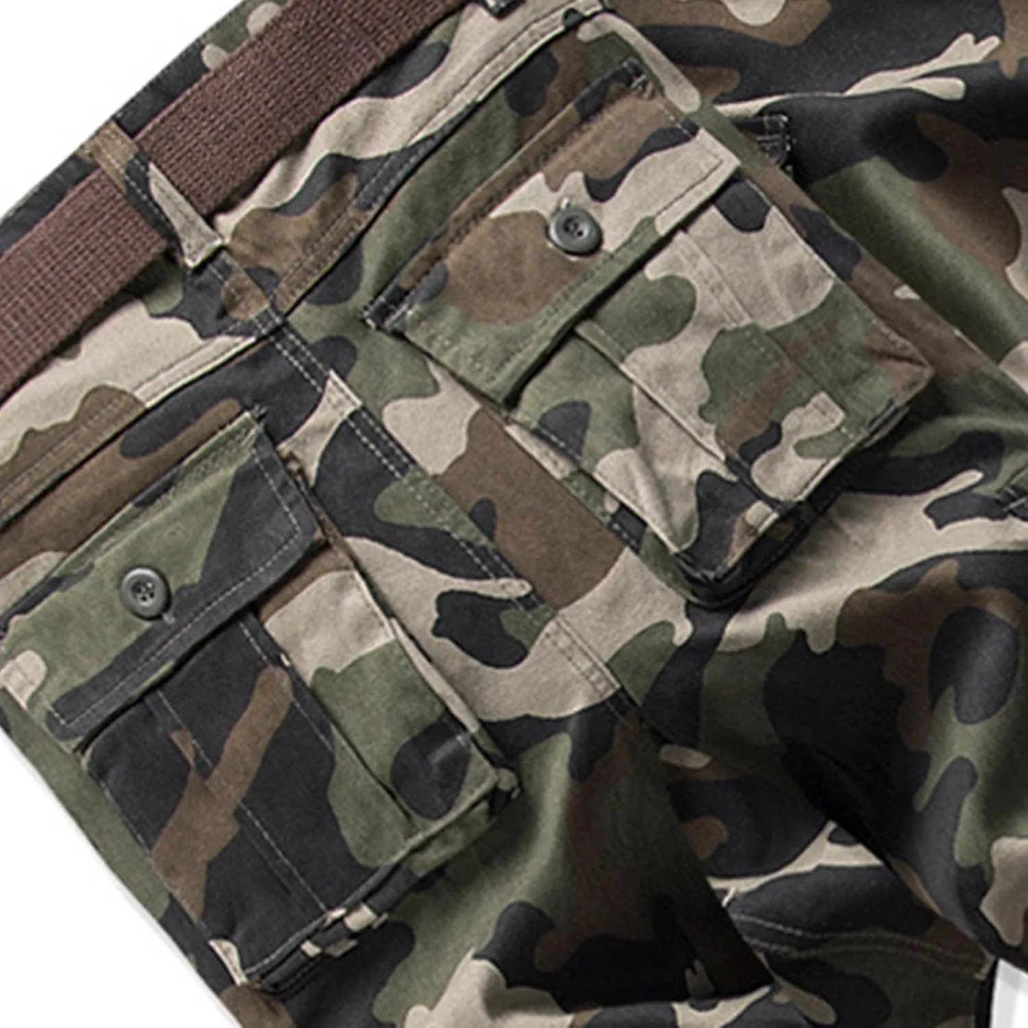 Men's Cargo Pants High Street Leisure Loose Sports Running Solid Color Lace Up Cargo Mens Outdoor Hiking Cargo Pants