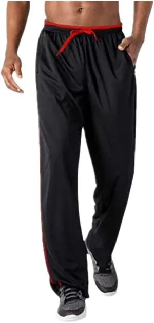 Mens Casual Pants Hip Hop Drawstring Elastic Waist Stretch Breathable Loose Fit Sweatpants Workout Training Trousers