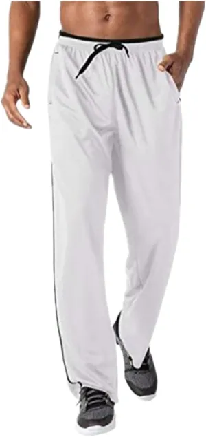 Mens Casual Pants Hip Hop Drawstring Elastic Waist Stretch Breathable Loose Fit Sweatpants Workout Training Trousers