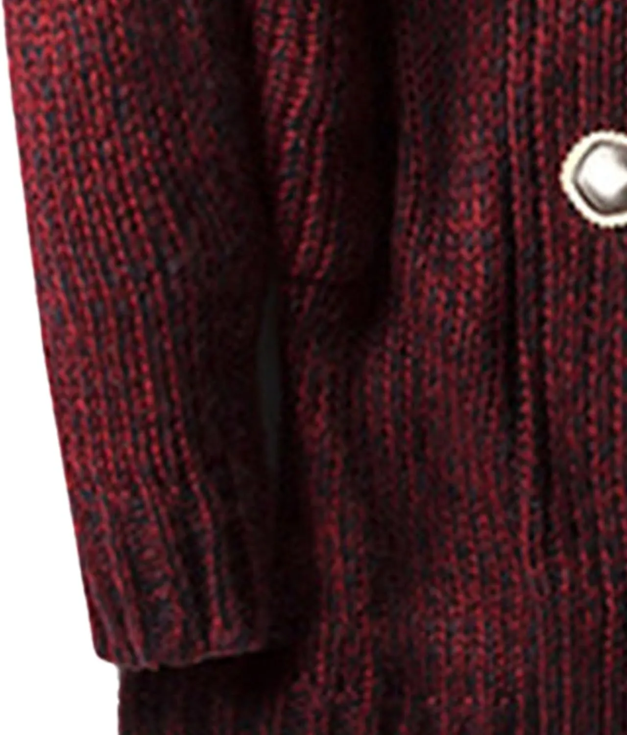 Men's Cozy Cardigan for Autumn Winter Fashion Loose Warm Knit Cardigan Long Button Down Hooded Cardigan