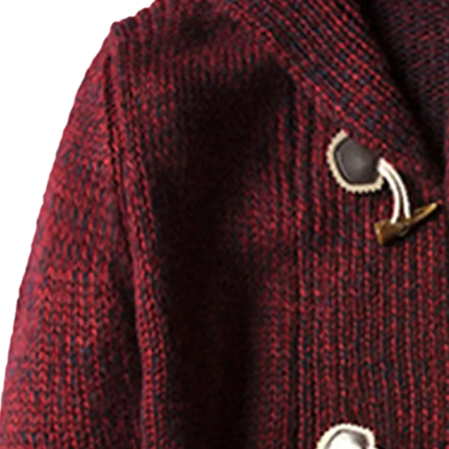 Men's Cozy Cardigan for Autumn Winter Fashion Loose Warm Knit Cardigan Long Button Down Hooded Cardigan