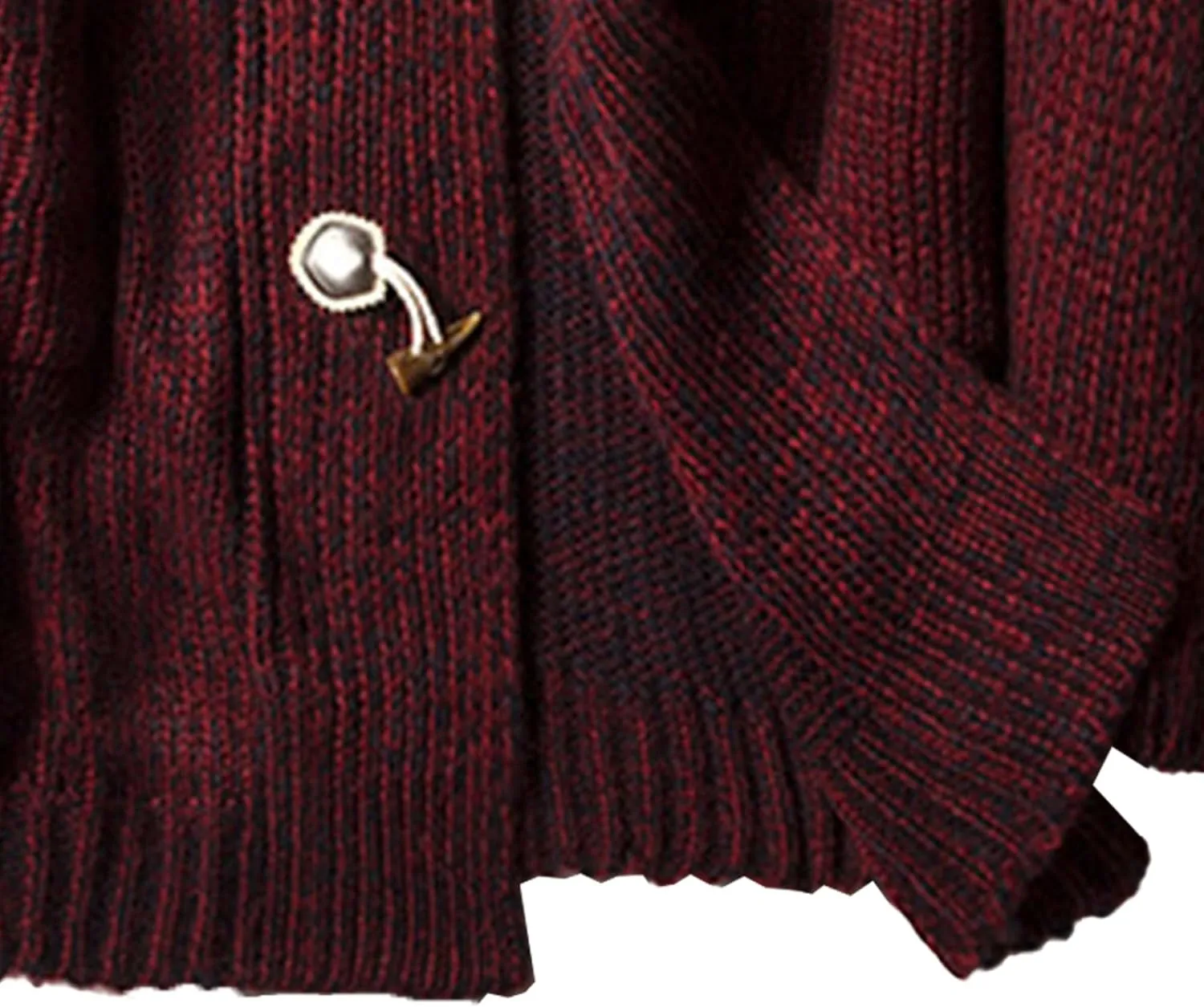 Men's Cozy Cardigan for Autumn Winter Fashion Loose Warm Knit Cardigan Long Button Down Hooded Cardigan