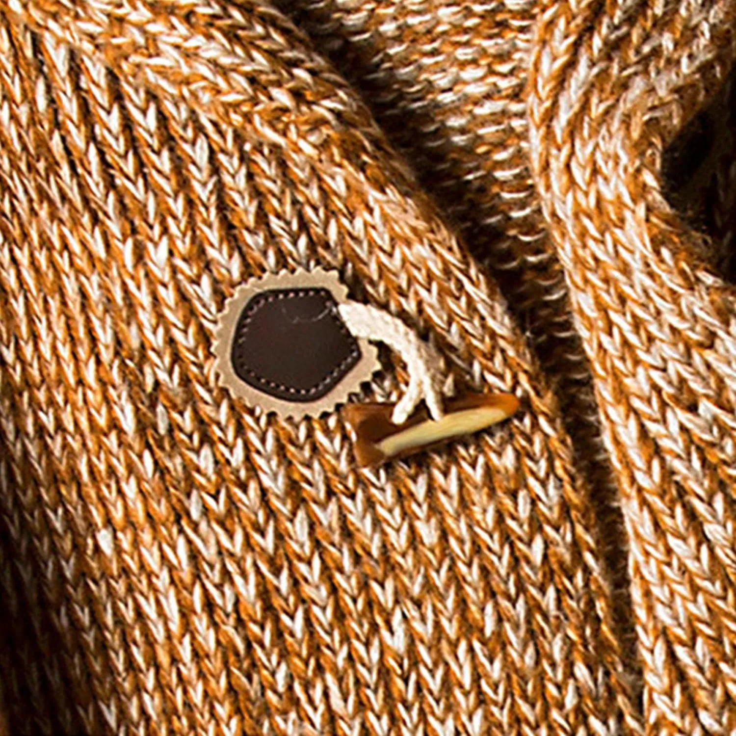 Men's Cozy Cardigan for Autumn Winter Fashion Loose Warm Knit Cardigan Long Button Down Hooded Cardigan
