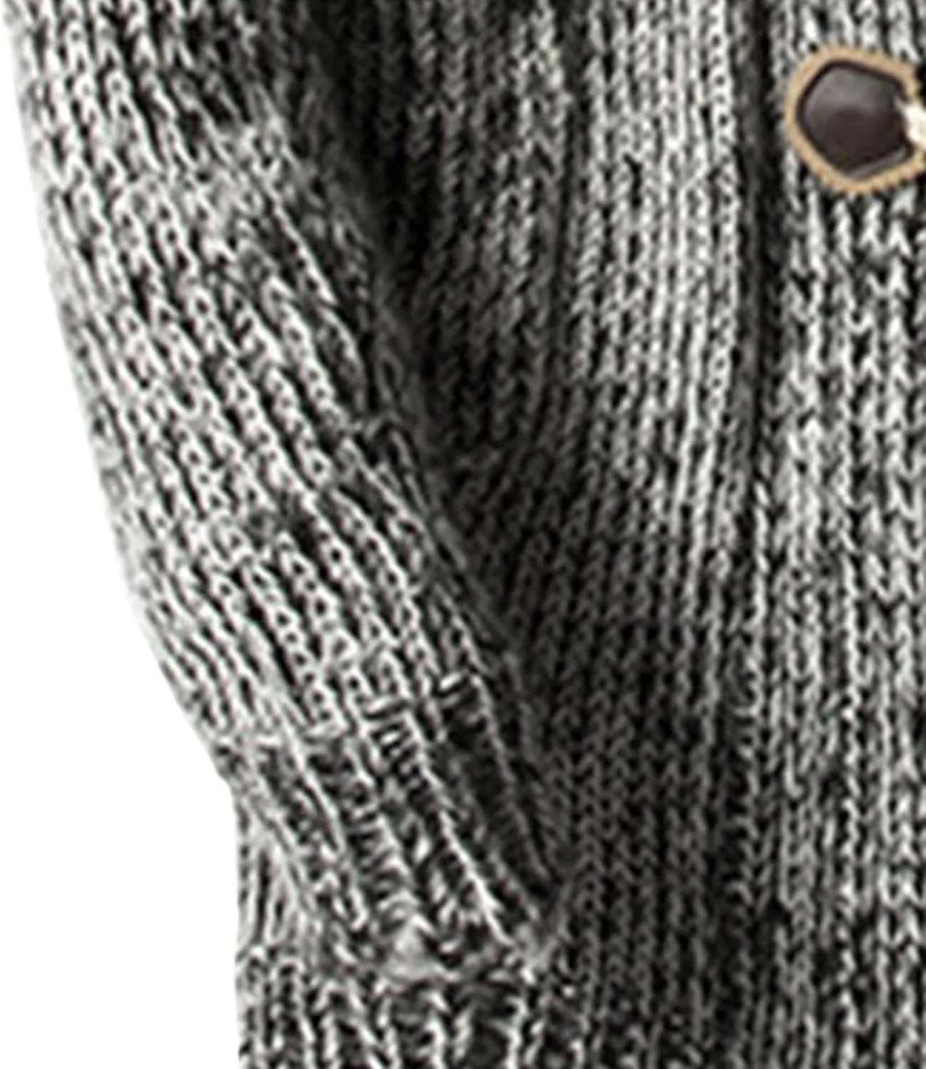 Men's Cozy Cardigan for Autumn Winter Fashion Loose Warm Knit Cardigan Long Button Down Hooded Cardigan