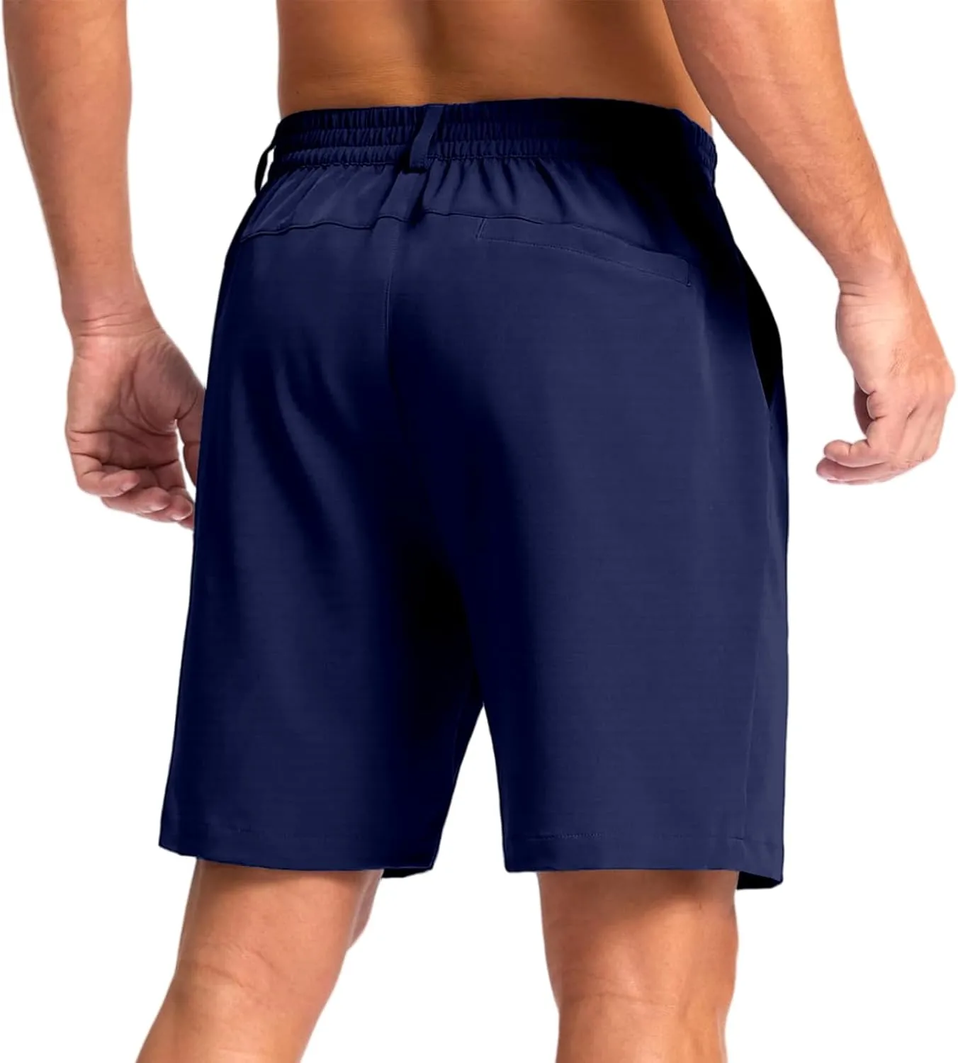 Men's Golf Shorts Lightweight Stretch Casual Hiking Shorts Quick Dry Fit Comfy Work Short Breathable Flat Front Pants