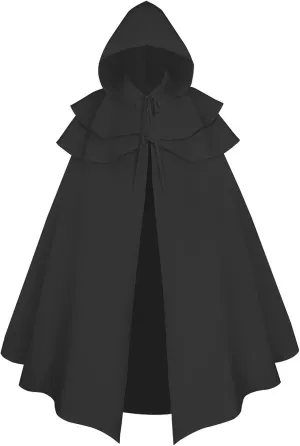 Men's Halloween Cos Retro Medieval Costume Robe Cosplay Cloak Grandma Cardigan Men Jackets
