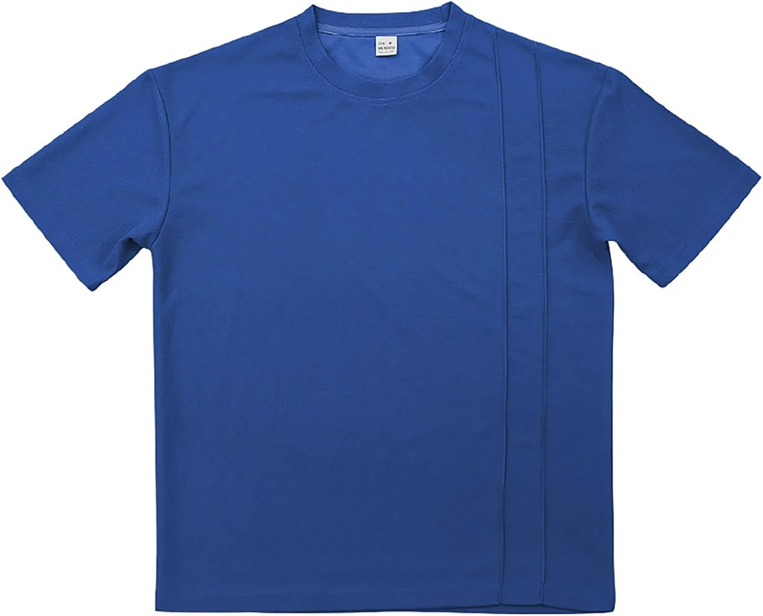 Men's Mesh Sport T Shirt Round Neck Short Sleeve Solid Color Quick Dry Athletic Tee Workout Gym Running Training Casual Top
