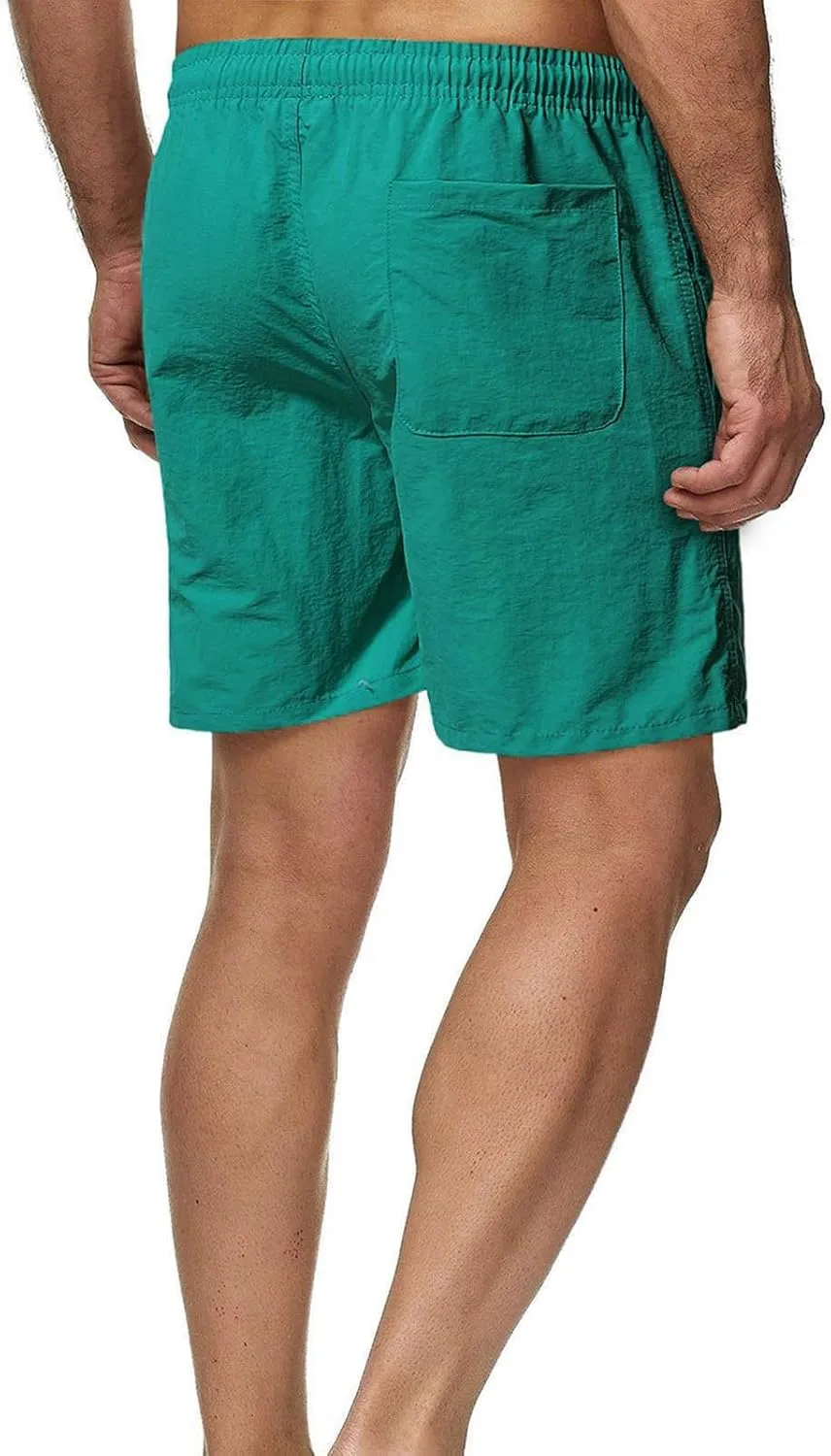 Men's Running Shorts Lightweight Quick Dry Workout Gym Athletic Training Jogger with Pockets Linerless Stretch Comfort