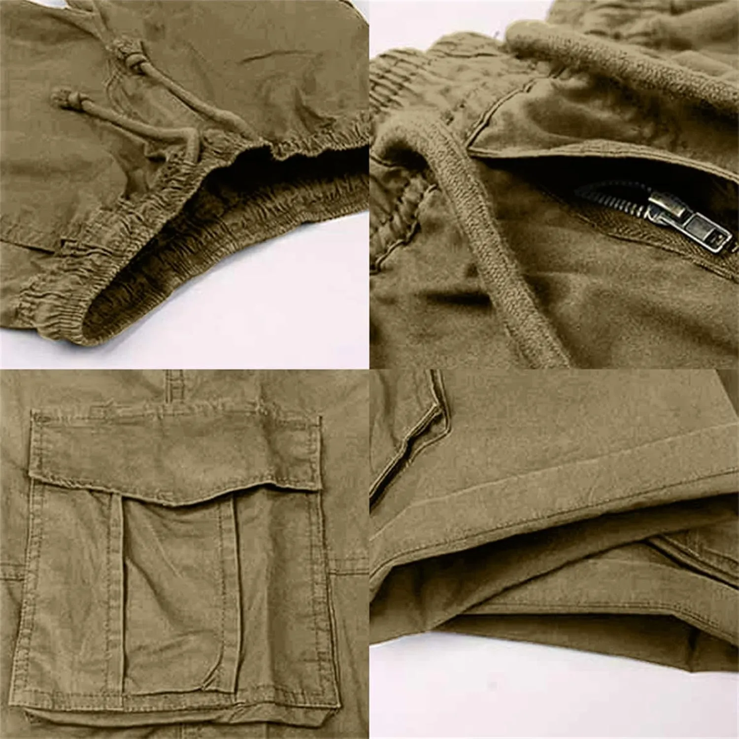 Mens Shorts Casual Stretch Tactical Hiking Shorts Waterproof Quick Dry Work Pants Hiking Fishing Short with Pockets