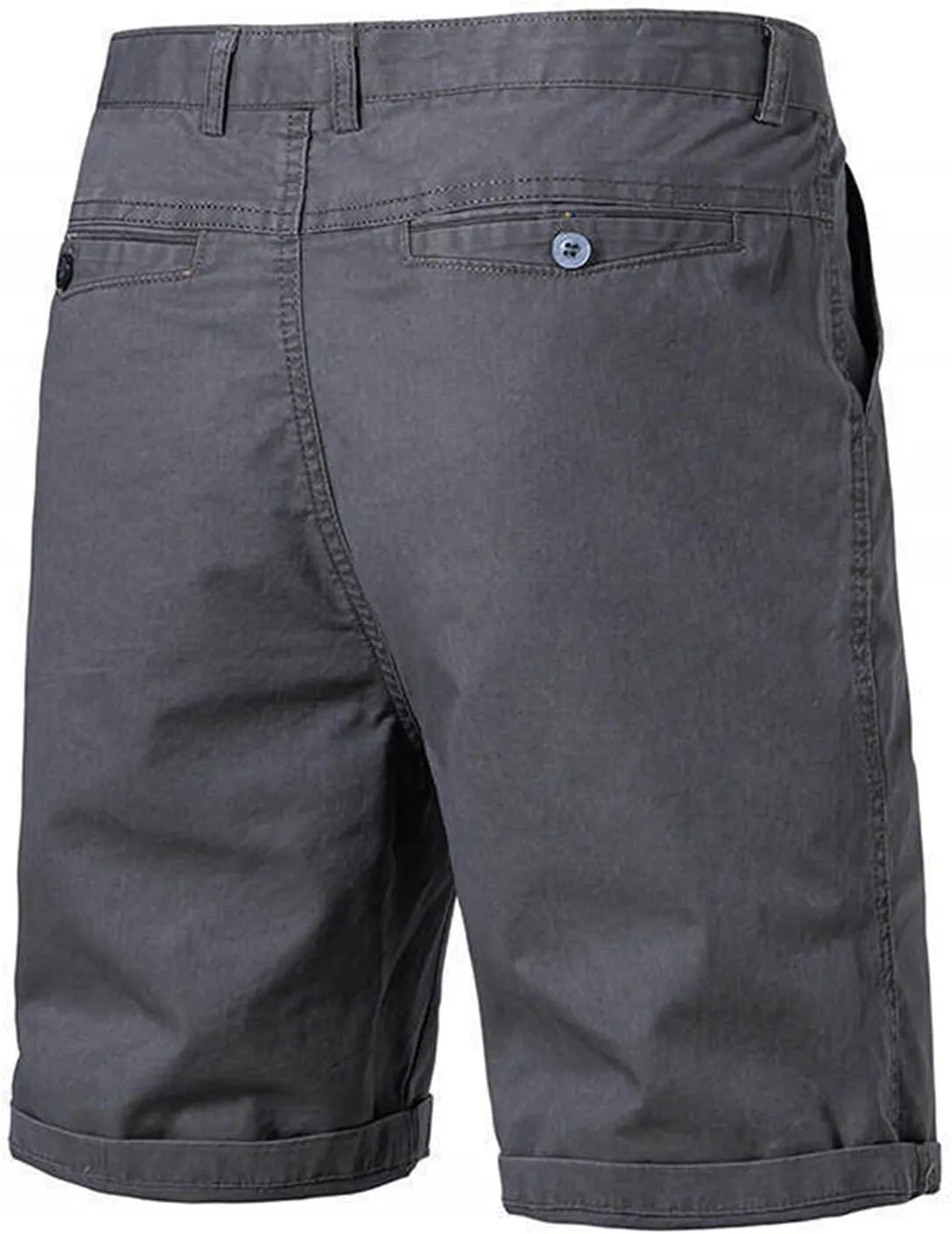 Men's Stretch Chino Short Performance Relaxed Fit Cargo Shorts Summer Lightweight Outdoor Hiking Short with Pocket