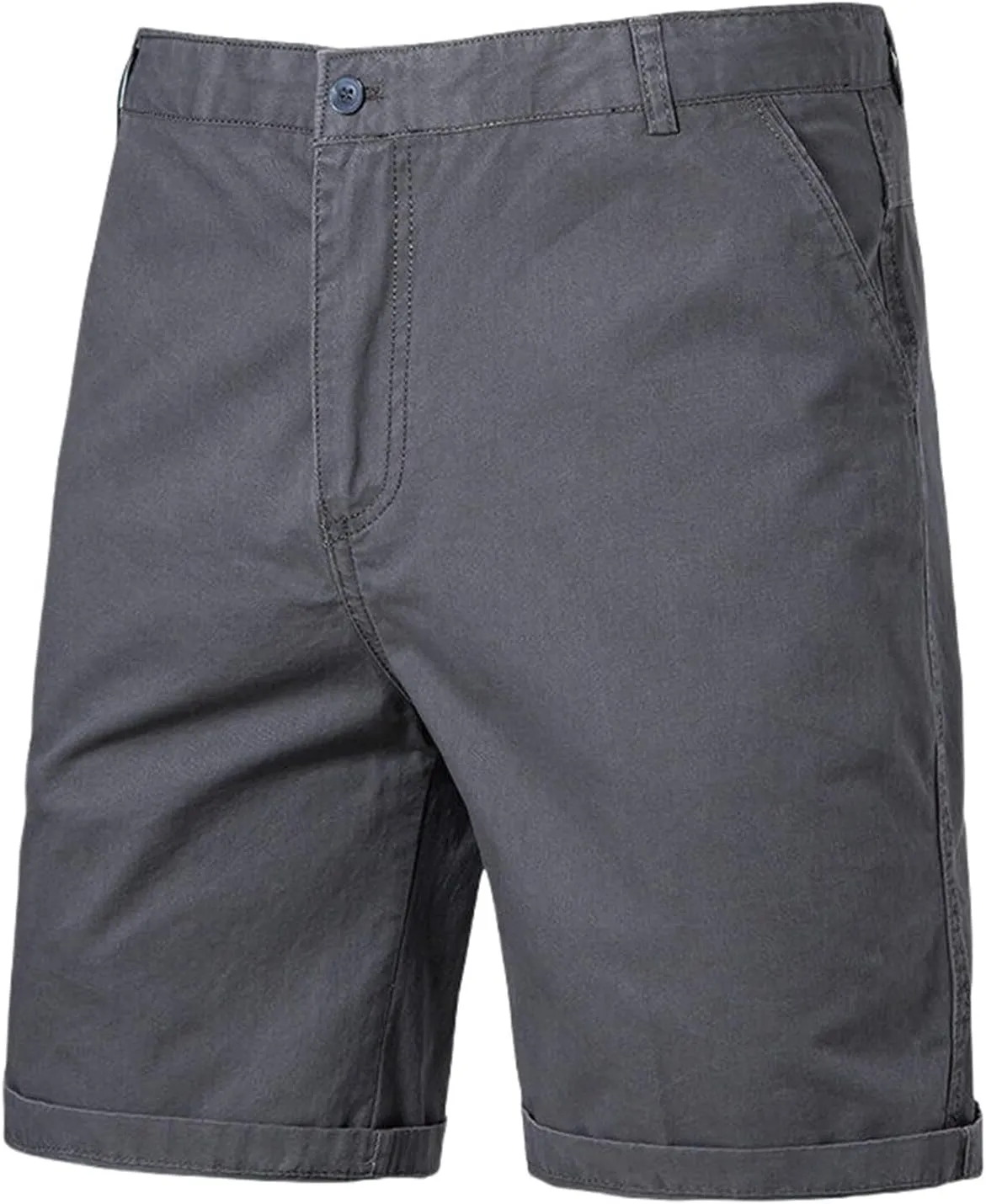 Men's Stretch Chino Short Performance Relaxed Fit Cargo Shorts Summer Lightweight Outdoor Hiking Short with Pocket
