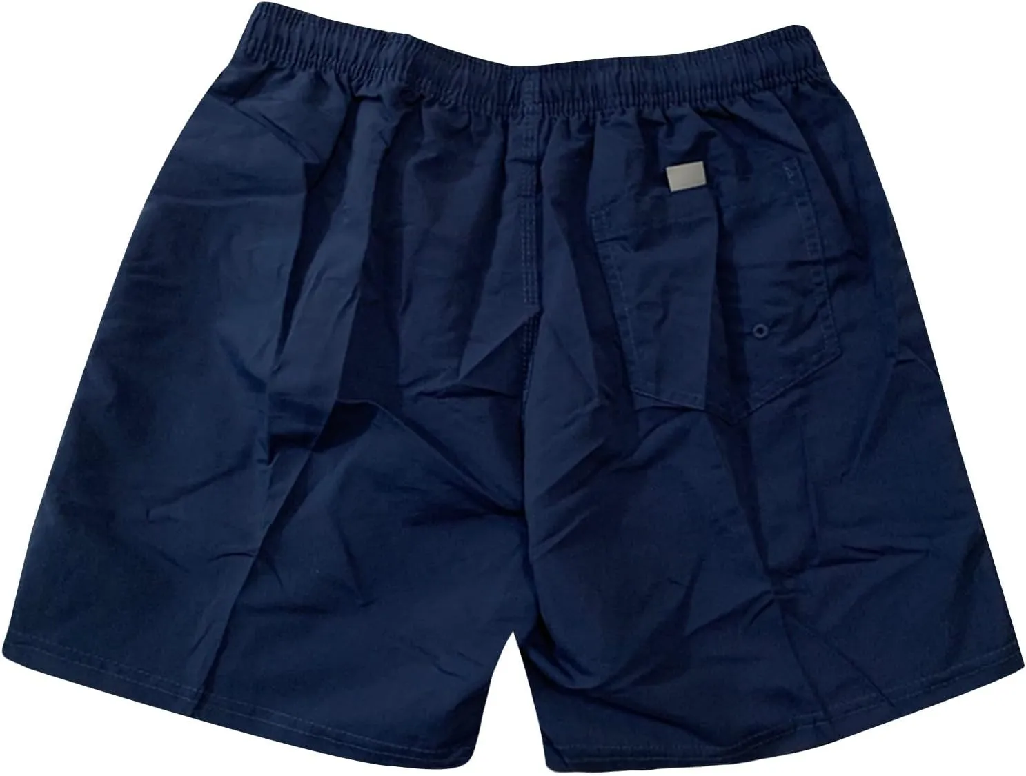 Mens Swim Trunks Solid Quick Dry Swim Beach Shorts Drawstring Elastic Waist Workout Athletic Shorts with Pockets