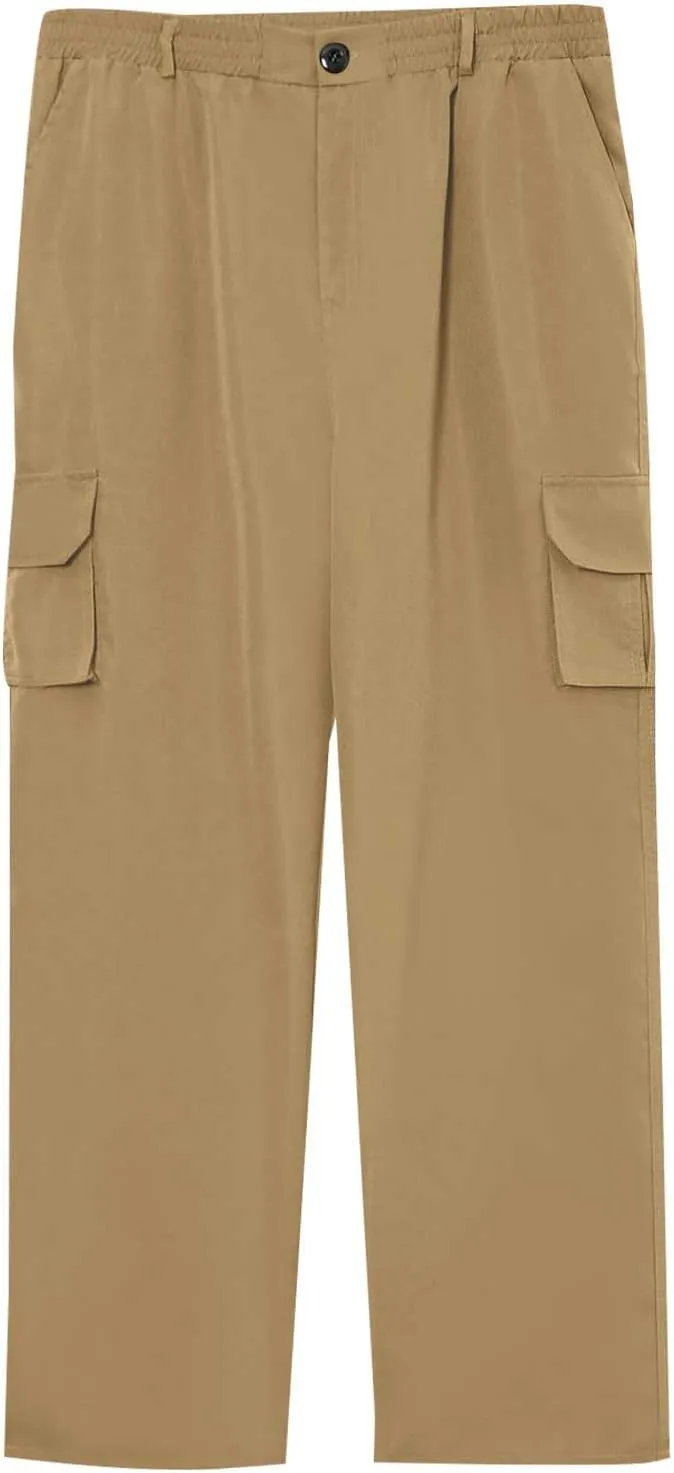 Men's Tactical Pants Breathable Lightweight Hiking Pants Ripstop Outdoor Work Cargo Pants with Multi Pockets 2025