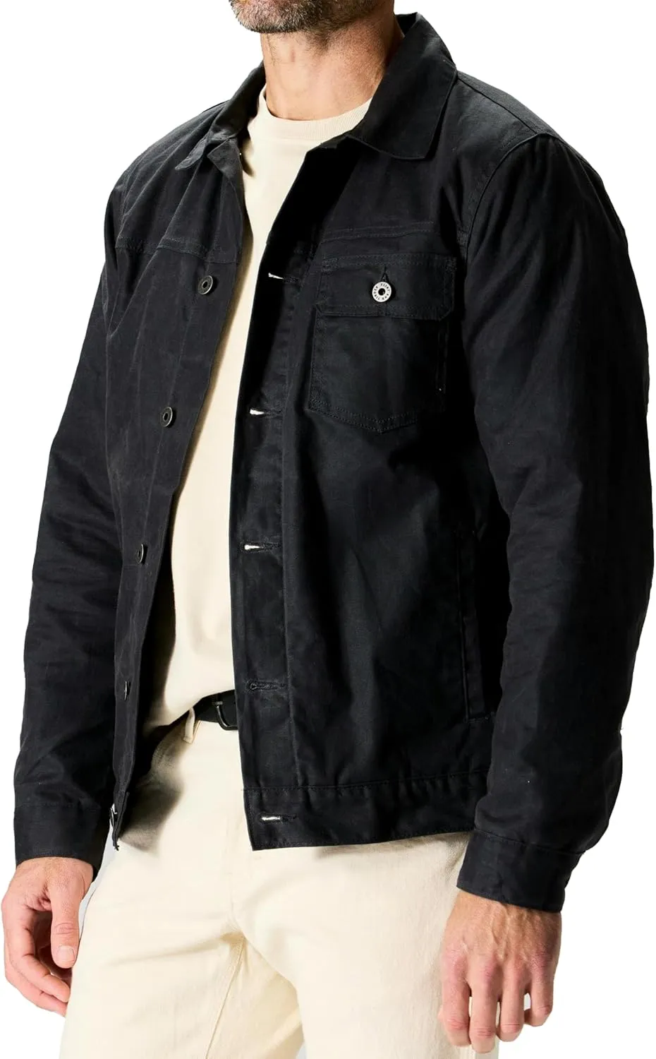 Mens Trucker Jacket, Corduroy Jacket Men, Summer Motorcycle Jacket, Heated Field Mens Wool Jacket