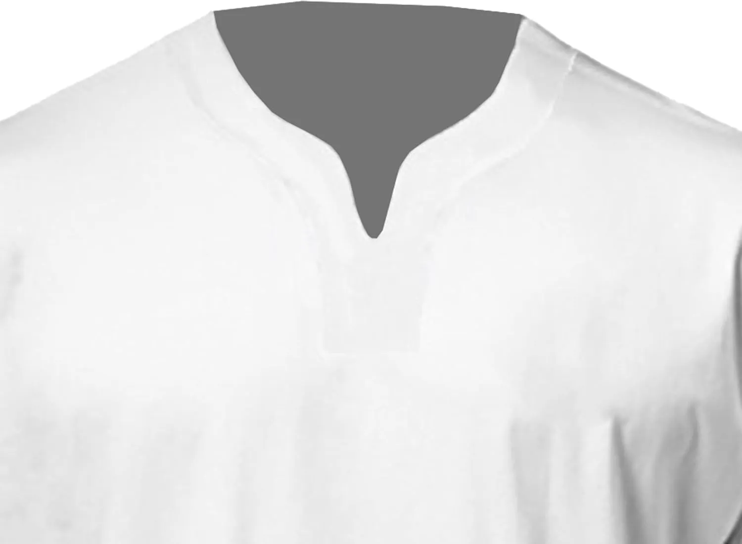 Men's V Neck Loose Fit Comfort Pullover T-Shirts Casual Srtlish Athletic Tee Solid Workout Summer Tee Shirts