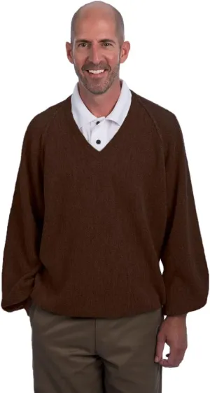 Men's V-Neck Retro Pro Professional Pullover Sweater