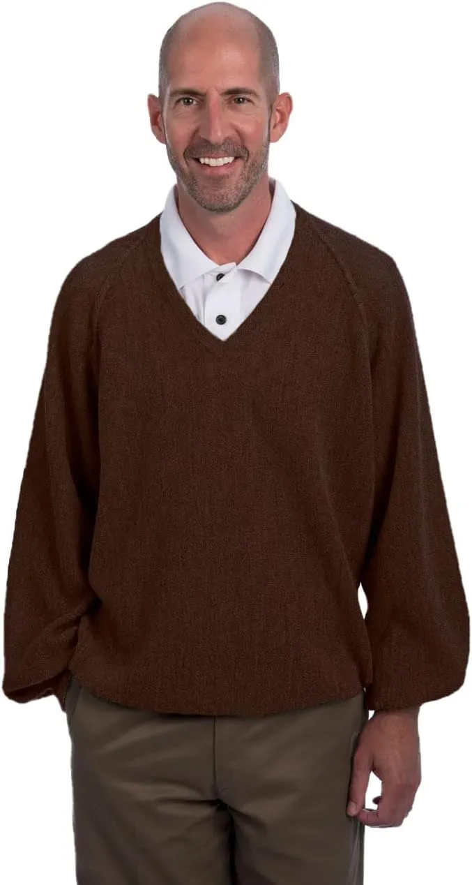 Men's V-Neck Retro Pro Professional Pullover Sweater