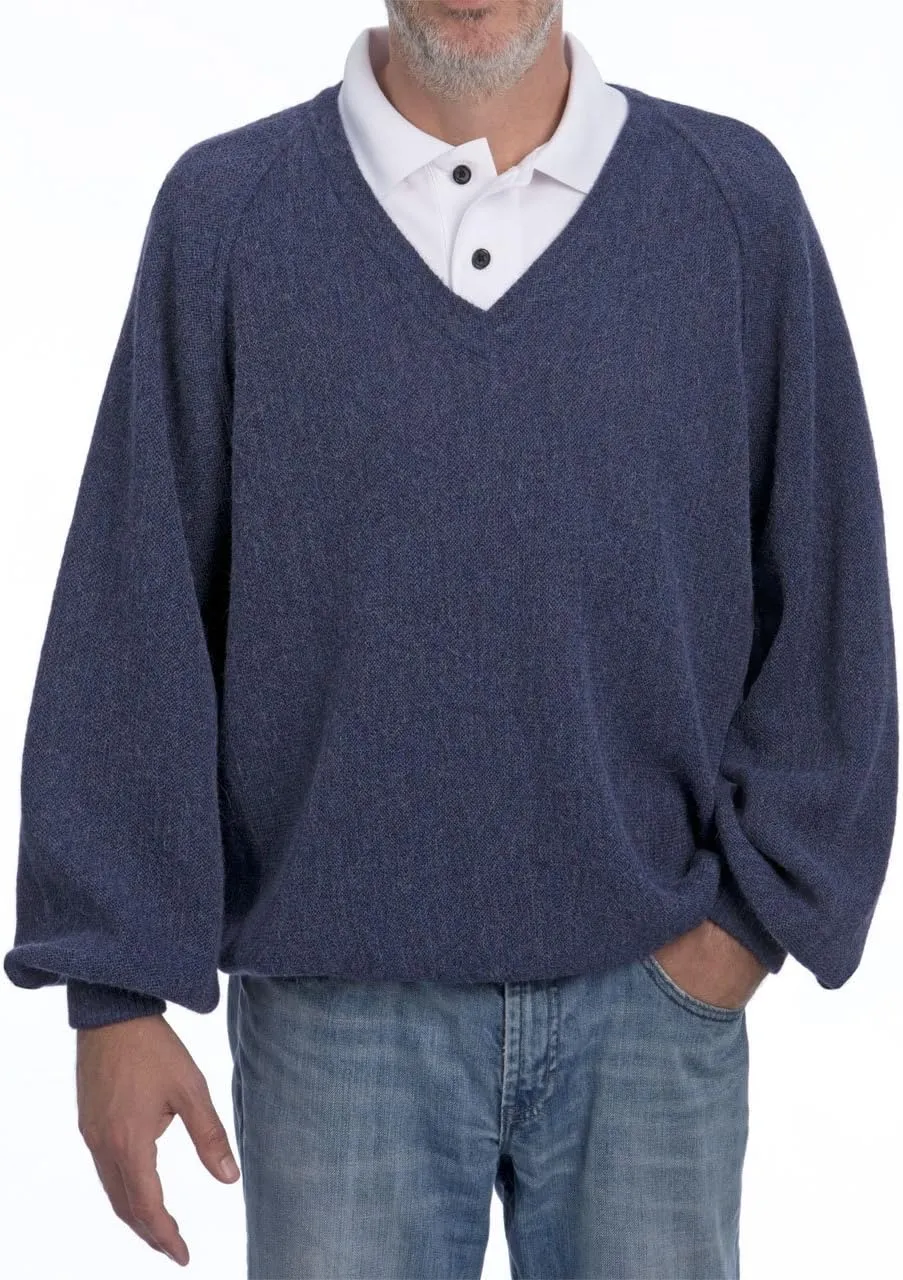 Men's V-Neck Retro Pro Professional Pullover Sweater