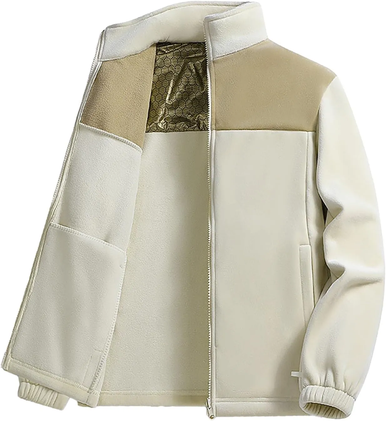 Men's Winter Jacket Thicken Puffy Jacket Windproof Puffer Jacket Quilted Insulated Jacket Down Jacket for Travel