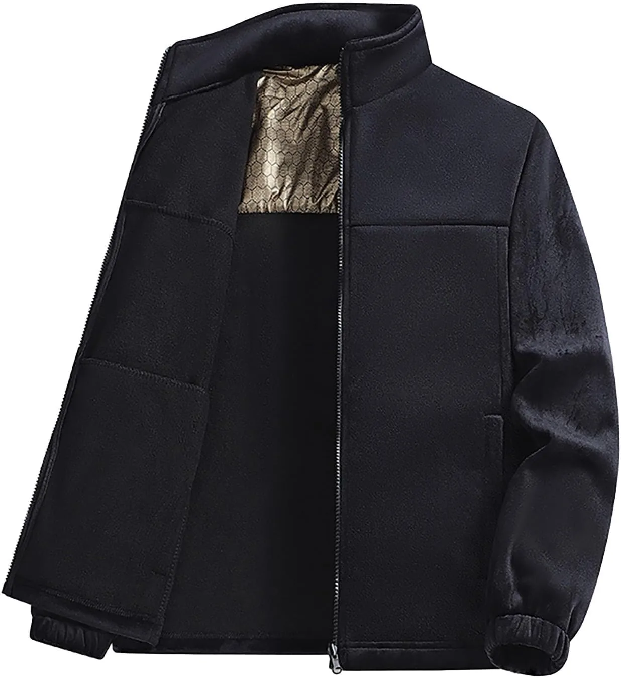 Men's Winter Jacket Thicken Puffy Jacket Windproof Puffer Jacket Quilted Insulated Jacket Down Jacket for Travel