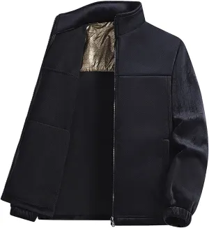 Men's Winter Jacket Thicken Puffy Jacket Windproof Puffer Jacket Quilted Insulated Jacket Down Jacket for Travel