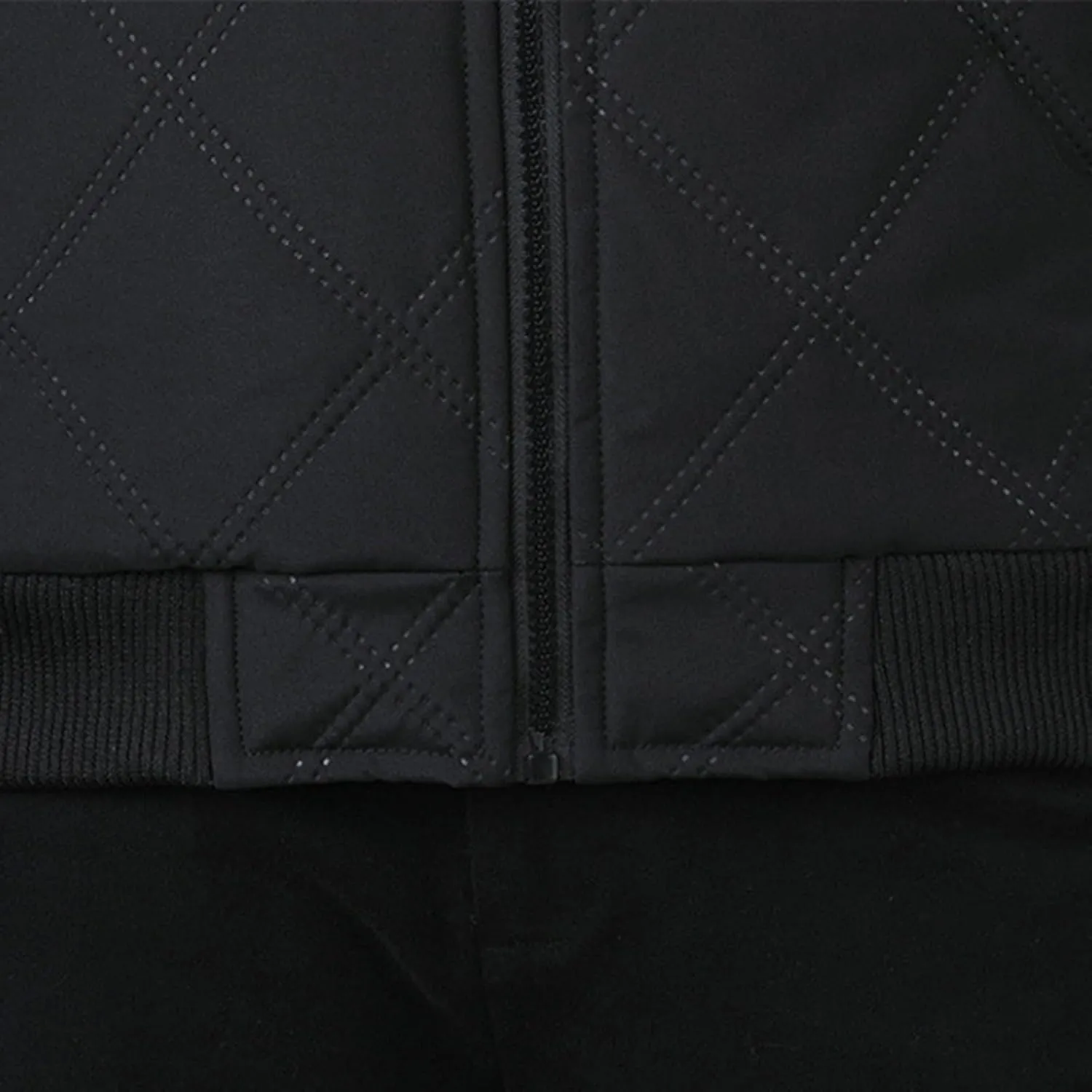 Mens Winter Jacket Warm Puffy Jacket Full Zip Puffer Jacket Quilted Insulated Jacket Down Jacket for Men