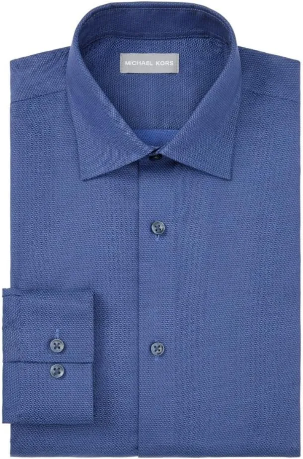 Michael Kors Men's Dress Shirt Comfort Stretch Regular Fit