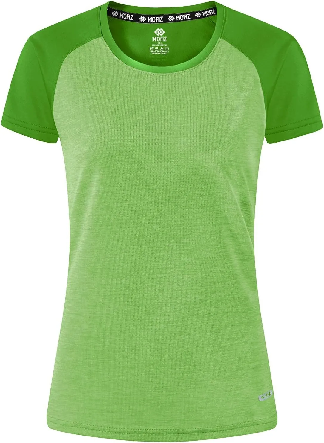 MoFiz Women's Short Sleeve UPF 50  Sun Protection Sports T-Shirt Quick Dry Running Workout Athletic Tee Top