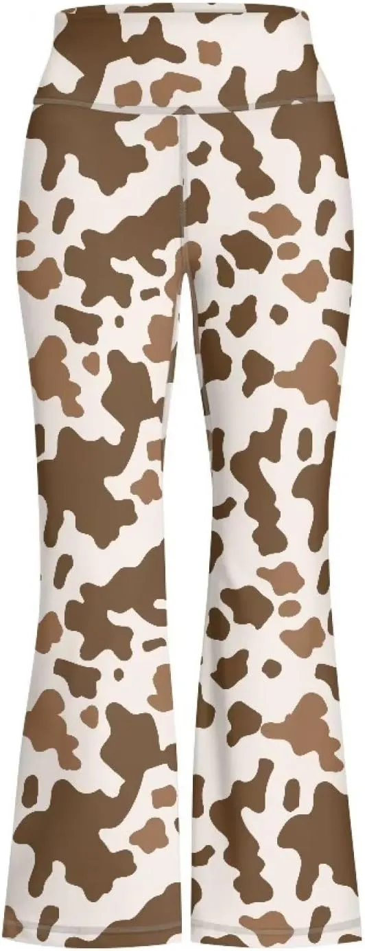 Mumeson Kids' Flared Yoga Pants Girls Athletic Dance Running Leggings Plus Size Tummy Control Leggings