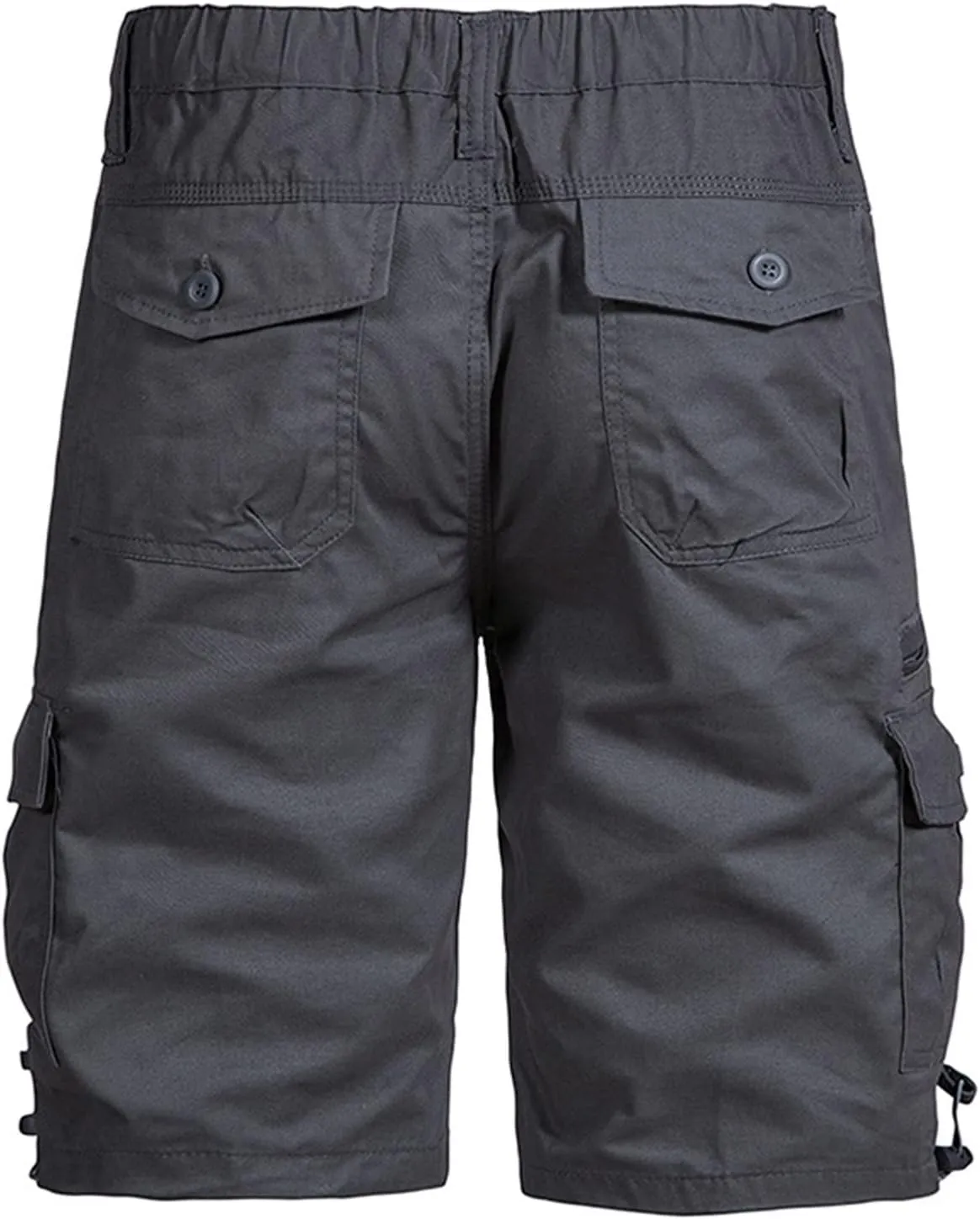 Muscularfit Mens 7 Inch Shorts Multi Pocket Camouflage Cargo Shorts Casual Elastic Waist Tooling Shorts Outdoor Athletic Pant