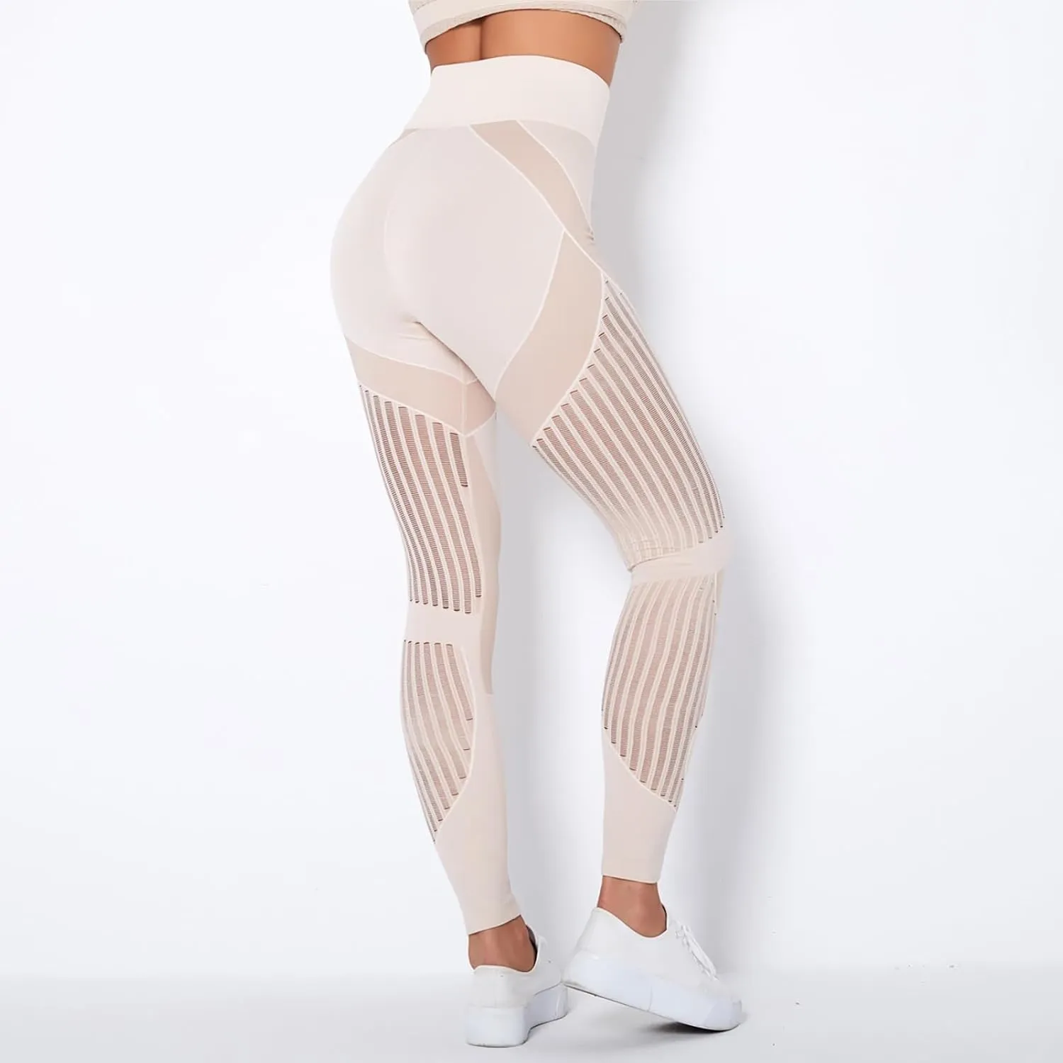NATHGAM Womens Workout Leggings High Waist Tummy Control Tights Breathable Comfy Gym Sport Yoga Pants 2024 Athletic Outfits