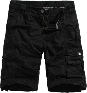 OCHENTA Men's Loose Fit Cargo Shorts with Multi Pockets