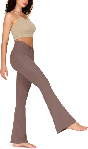 ODODOS Cloud Feeling Flared Pants for Women Twist High Waist Casual Bootcut Yoga Pants - 30" / 32" Inseam