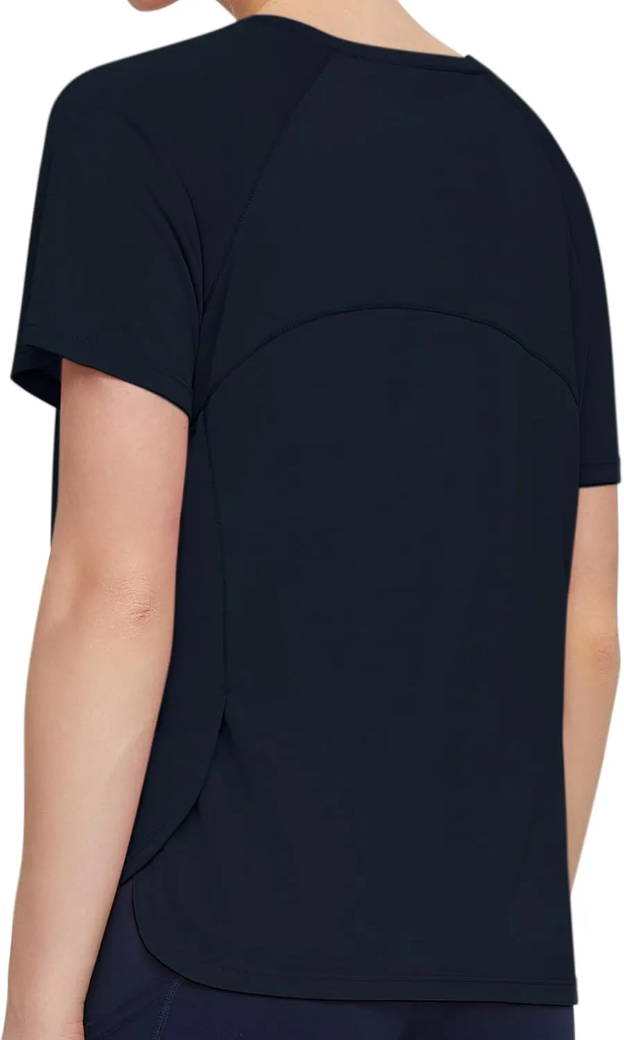 Origiwish Women's Short Sleeve Workout T-Shirt Quick Dry Running Gym Shirts Athletic Casual Yoga Tops