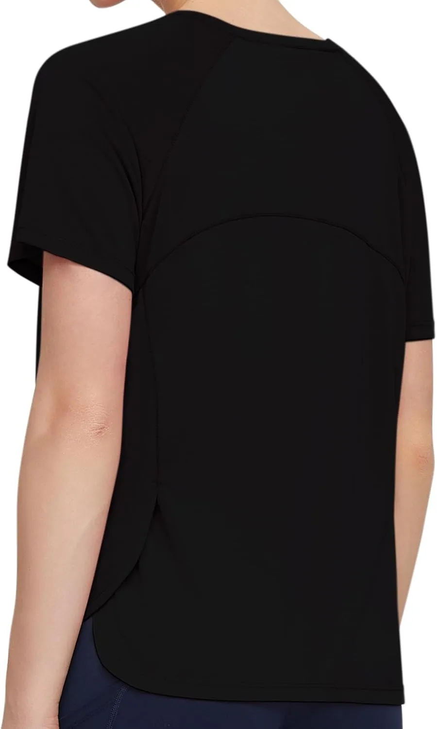 Origiwish Women's Short Sleeve Workout T-Shirt Quick Dry Running Gym Shirts Athletic Casual Yoga Tops