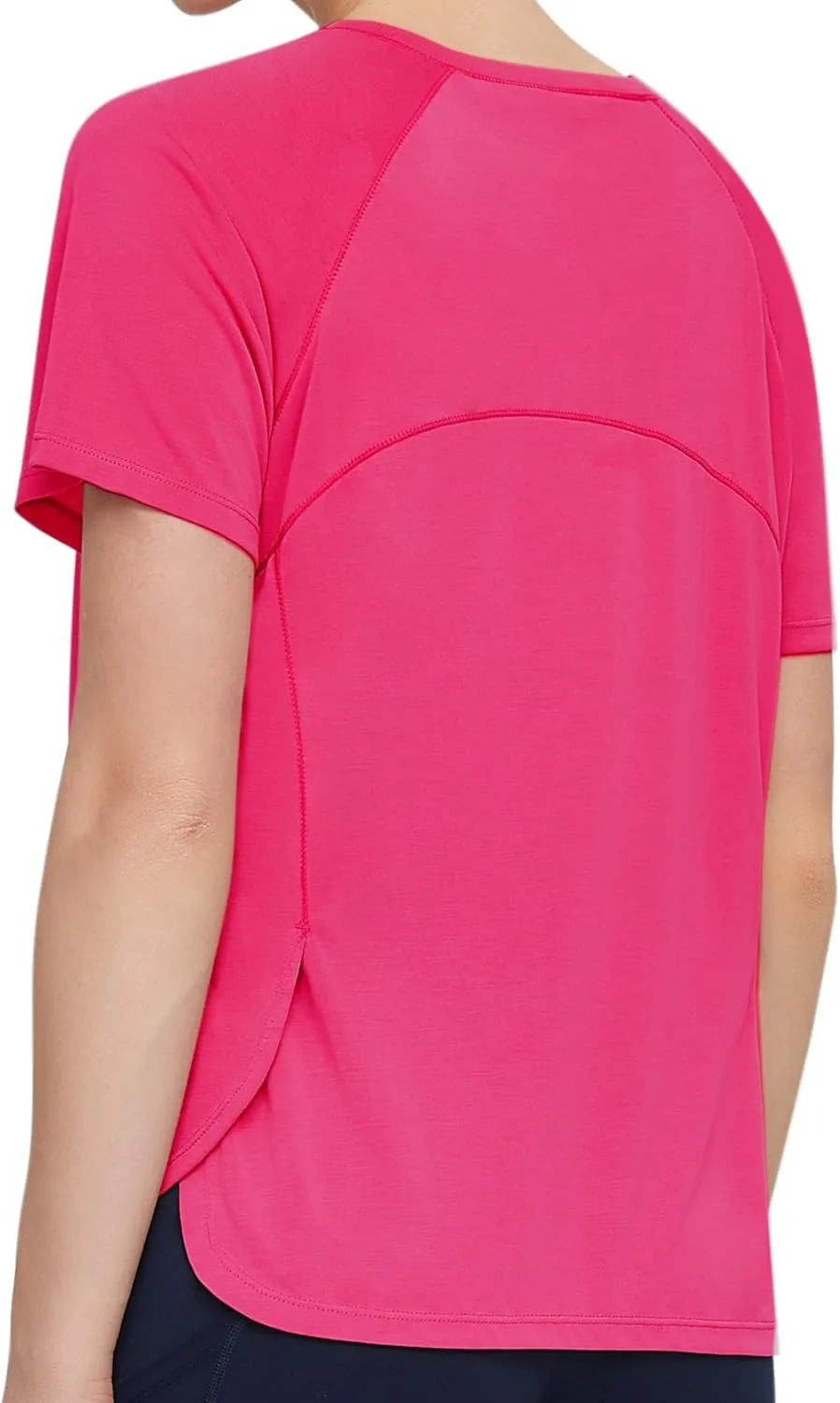 Origiwish Women's Short Sleeve Workout T-Shirt Quick Dry Running Gym Shirts Athletic Casual Yoga Tops
