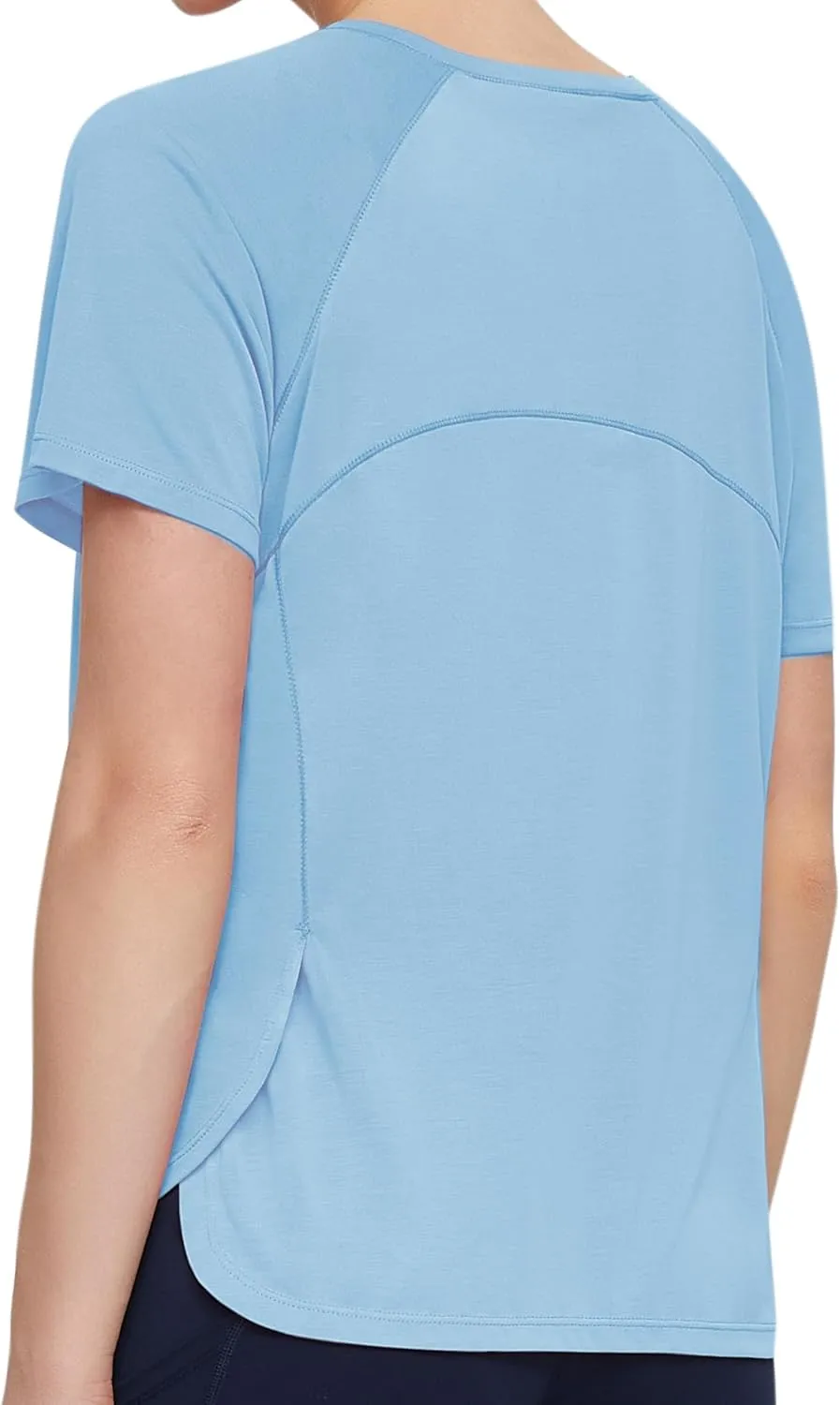 Origiwish Women's Short Sleeve Workout T-Shirt Quick Dry Running Gym Shirts Athletic Casual Yoga Tops