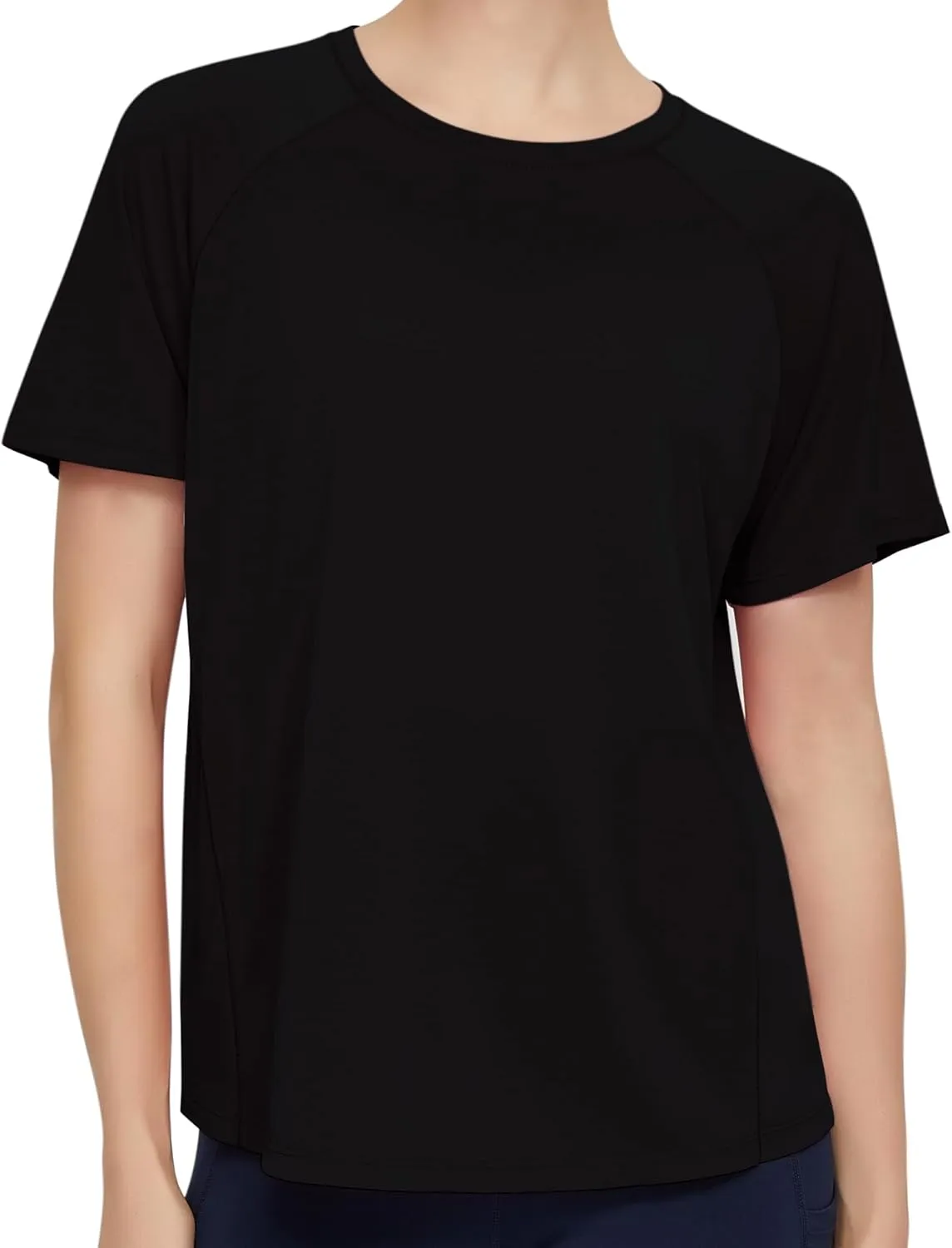 Origiwish Women's Short Sleeve Workout T-Shirt Quick Dry Running Gym Shirts Athletic Casual Yoga Tops