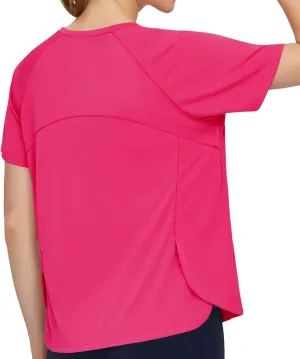 Origiwish Women's Short Sleeve Workout T-Shirt Quick Dry Running Gym Shirts Athletic Casual Yoga Tops