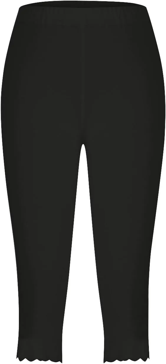 Pants for Women Pants 2024 High Waisted Yoga Capri Pants Lightweight Comfortable Solid Color Soft Casual Pants for