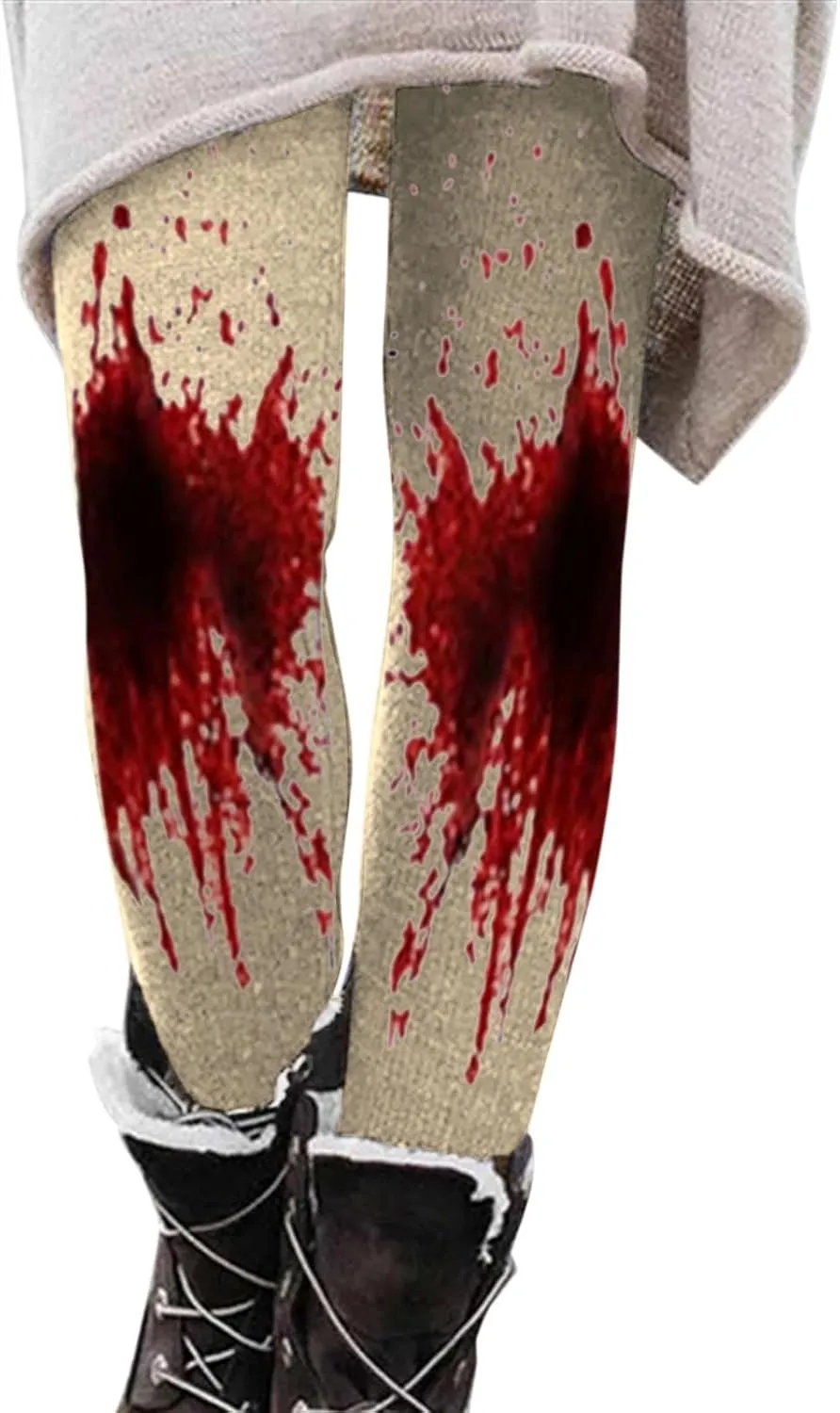 Pumpkin Head Stripes Print Slim Halloween Leggings Halloween Print Collection High Waist Women Leggings Compression