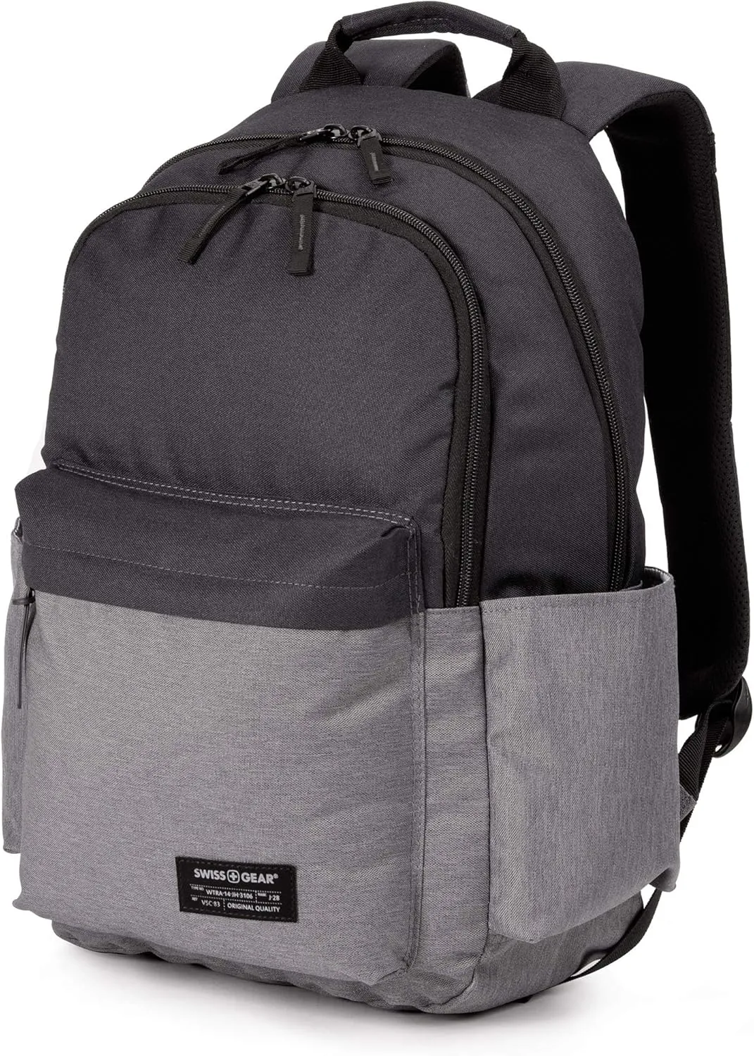 SwissGear 2789 Laptop Backpack, Grey/Black, 17.75-Inch