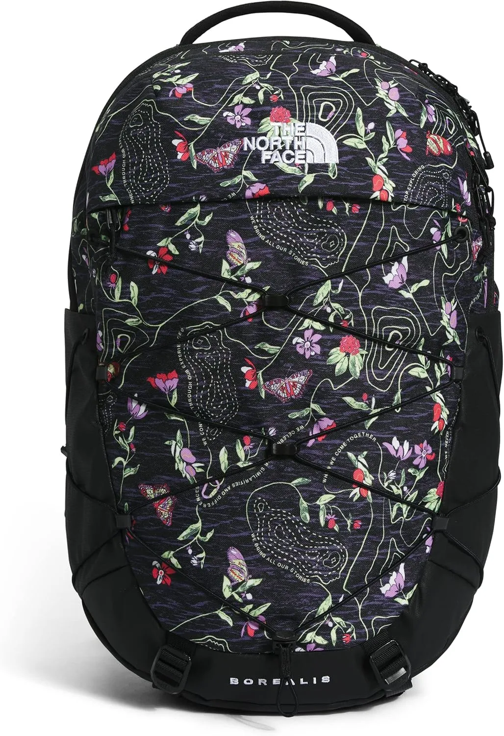THE NORTH FACE Women's Borealis Commuter Laptop Backpack, TNF Black IWD Print/TNF Black, One Size