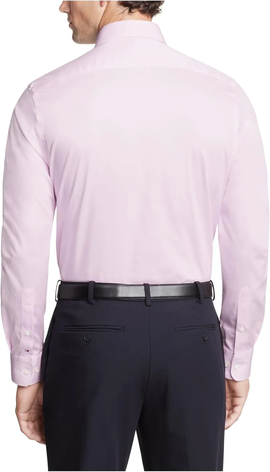Tommy Hilfiger Men's Dress Shirt Regular Fit Essentials