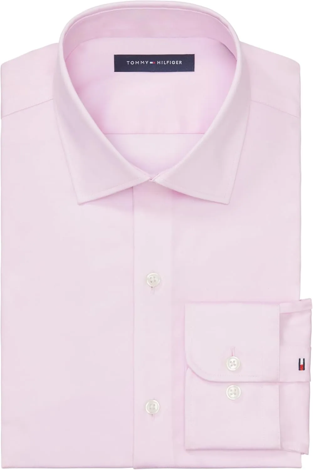Tommy Hilfiger Men's Dress Shirt Regular Fit Essentials
