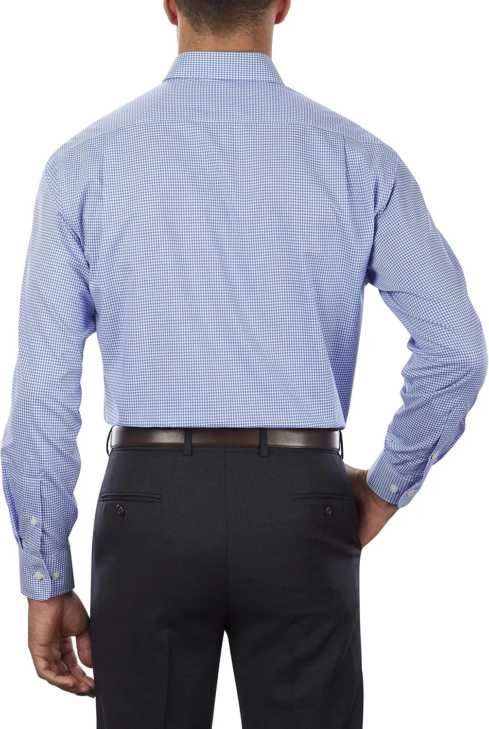 Tommy Hilfiger Men's Dress Shirt Regular Fit Non Iron Gingham