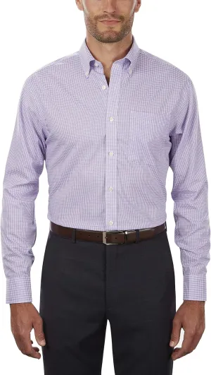 Tommy Hilfiger Men's Dress Shirt Regular Fit Non Iron Gingham