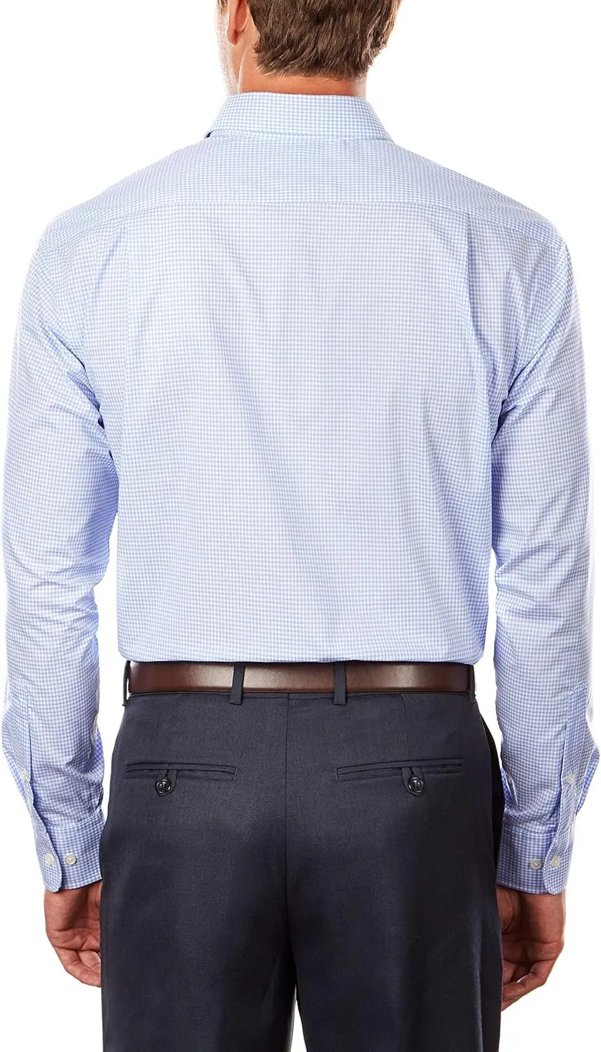 Tommy Hilfiger Men's Dress Shirt Regular Fit Non Iron Gingham