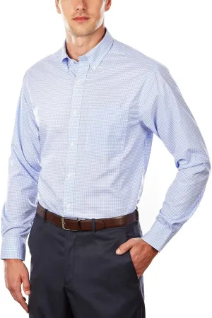 Tommy Hilfiger Men's Dress Shirt Regular Fit Non Iron Gingham