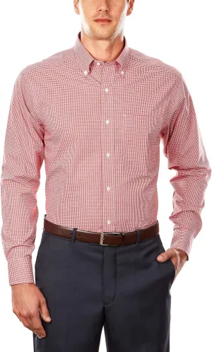 Tommy Hilfiger Men's Dress Shirt Regular Fit Non Iron Gingham